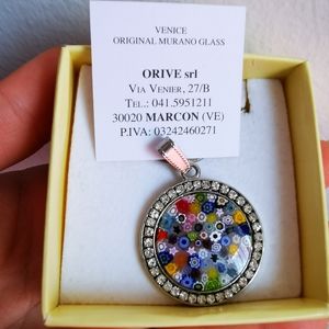 MURANO MILLEFIORI PENDANT
